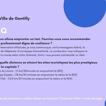 Cosy Au Calme, Proche De Paris Et Du Rer B Gentilly
